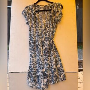 Velvet by Graham & Spencer Shani Floral Wrap Minidress